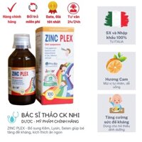 ZINC PLEX - BỔ SUNG KẼM, LYSIN, SELEN GIÚP BÉ TĂNG ĐỀ KHÁNG, KÍCH THÍCH ĂN NGON | NHẬP KHẨU CHÍNH HÃNG