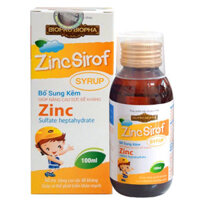 Zinc Sirof, hỗ trợ bổ sung kẽm cho cơ thể, nâng cao sức đề kháng