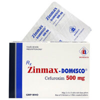 Zinmax-Domesco 500mg, điều trị nhiễm khuẩn thể nhẹ đến vừa