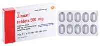 Zinnat Tablets 500mg trị nhiễm khuẩn (1 vỉ x 10 viên)