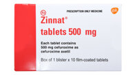 Zinnat Tablets 500mg trị nhiễm khuẩn (1 vỉ x 10 viên)
