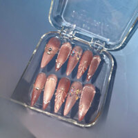 [ZinZinNail] 💅 Nail Box Cao Cấp ✨ Bộ Móng Giả Full Box 🎀 Đính Đá Sang Chảnh – Kèm Keo Dán 💎