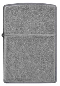 Zippo 121FB - Vỏ Xước lẫn trắng bạc (REG ANTQ SP FL BTM)
