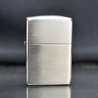 Zippo bạc khối vỏ nhám BK03