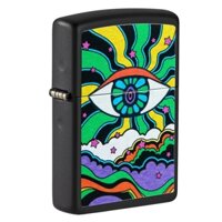 Zippo Black Light Eye Design – 49699