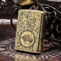 Zippo Chính Hãng Đồng Khắc Cung Hoàng Đạo Kim Ngưu - Zippo