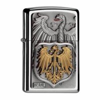 Zippo Chính Hãng Phiên Bản Châu Âu Heral Arco Đại Bàng Rắn Giới Hạn 777 Mẫu - Original authentic zippo lighters European version of the machine 2.004.555 snake eagle