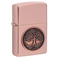 Zippo Emblem Tree Of Life Hồng 49638