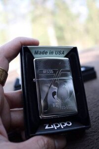 Zippo mỹ USA Xịn khắc chìm cực đẹp
