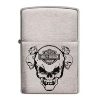 Zippo xuất Nhật trắng nhám Motor Harley Davidson giá rẻ