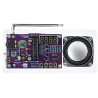 Ziqqcu Màn hình ống kỹ thuật số Đài FM điện tử DIY kit 87,5 MHz ~ 108MHZ