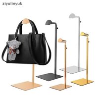 Ziyulinyuk Có Thể Điều Chỉnh Đánh Bóng Vàng / Bạc Túi Treo Túi Xách Kệ Trưng Bày Đứng Ví Túi Xách Giá Đỡ Sắp Xếp Đứng Lưu Trữ EN