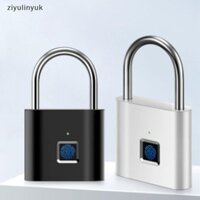 Ziyulinyuk Khóa Vân Tay Thông Minh Chống Thấm Nước Sinh trắc Học Vân Tay Không Chìa Khóa Cửa USB Sạc Bảo Mật Khóa Cho Nhà Mở Khóa EN