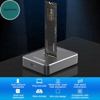 Ziyunshan M2 NVME Docking Station M Key USB M 2 USB C SSD NVME Và NGFF Hd SSD Docking Station Base vn