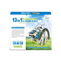 ZJ 13 in 1 Solar Power Robot Kit DIY Assembly Educational Toy for Kids