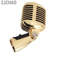 Zjchao Gugxiom Micrô động cổ điển retro Retro Kẽm hợp kim định hướng Cardioid Mic ControundProofer cho Studio (Gold)