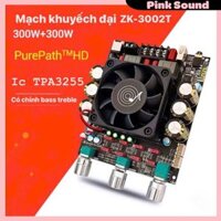 ZK-3002T Mạch khuyếch đại âm thanh bluetooth 300W+300W, Chơi Sub Hầm Thái Cực Chất