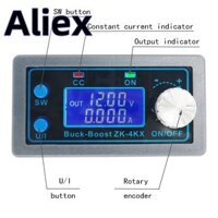Zk-4kx DC DC Buck Boost Converter CC CV 0.5-30V 4A 5V 6V 12V 24V Mô-đun nguồn có thể điều chỉnh Bộ nguồn phòng thí nghiệm được điều chỉnh