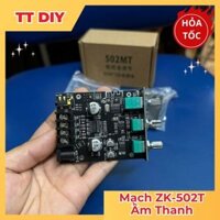 ZK-502T ZK-502MT Mạch Khuếch Đại Âm Thanh Wuzhi 50*50w Bluetooth 5.0 Chỉnh Âm Sắc Mã 502T