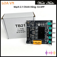 ZK TB21 Bảng Mạch Khuyếcch Đại Âm Thanh 2.1 Bluetooth 5.0,TPA3116D2 chuẩn chip 32 chân mỹ, wuzhi