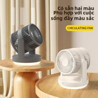 Zk04 tự động lắc đầu quạt hai đầu quạt lưu thông Quạt đêm đẹp mắt quạt nhỏ để bàn