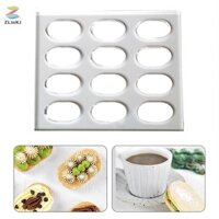 Zlinkj 1 Cái Rõ Ràng Polycarbonate Dacquoise Khuôn Bánh Hình Bầu Dục Hình Tròn Dakovaz Macaron Khuôn Trang Trí Bánh Dụng Cụ Máy Nướng Mới