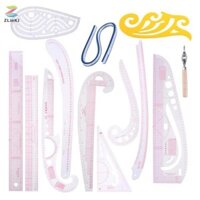 Zlinkj Đường Cong May Bộ Thước May Cắt Quần Áo Mẫu Mét Yardstick Mới