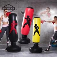 Zmonh 1Pc 1.6M Túi cát đấm bốc bơm hơi Túi đấm bốc thể dục PVC Dày chiến đấu Taekwondo Cột tập luyện để tập thể dục Thư giãn * mới