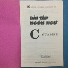 Bài Tập Ngôn Ngữ C Từ A Đến Z