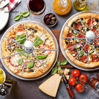 Znce _ Bộ Dụng Cụ Cắt Bánh Dụng Cụ Cắt Bánh Nhôm Cao Cấp Cho Các Phần Hoàn Hảo Lý Tưởng Cho Bánh Phô Mai Pizza Và Nhiều Dụng Cụ Nướng Bánh Hơn Với 5 / 6 / 7 / 8 / 10 / 12 Lát Chia Dễ Dàng