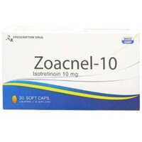 Zoacnel isotretinoin 10mg davipharm (Hộp/30v)
