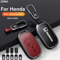 Zobig kim loại với Honda Key Fob Cover Key Fob Case cho 2019- 2025 Honda City Civic HRV CRV Accord Sport SI EX EX-L Vỏ & da Bảo vệ chìa khóa thông minh