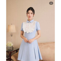 ZOEN THANH LÝ_Đầm xanh marina dress của Armos