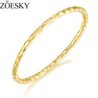 Zoesky Nhẫn Cưới Mạ Vàng 14k size 4-12