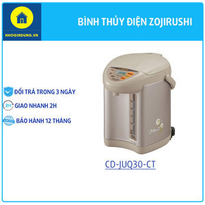 Bình thủy điện Zojirushi ZOBT-CD-JUQ30 (CD-JUQ30-CT) - 3.0 lít, 800W