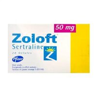 Zoloft 50mg Pfizer 28 viên – Trị trầm cảm, rối loạn lo âu