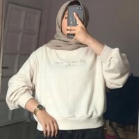Zonago99 - ZFS NAMY Áo Sweater / Áo Sweater Thêu Thịnh Vượng / Áo Sweater Ngoại Cỡ Thời Trang Hàn Quốc Cho Nữ