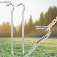 Zong 20 Chiếc Nhôm Lều Chốt Lều Móng Tay Lều Cọc Tuyết Chốt Cắm Trại Ngoài Trời Chốt
