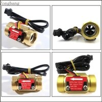 Zong Hall Effect Cảm biến lưu lượng nước Bộ chỉ báo lưu lượng kế G3 4 Thread 1-30L min