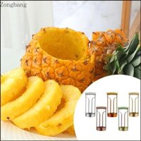 Zong Thép không gỉ Dứa Peeler Pineapple Cores Remover Extractor Máy thái trái cây Dụng cụ gọt vỏ dứa di động