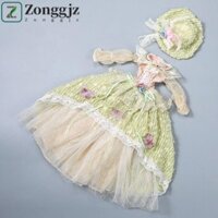 Zonggjz 1 / 3 Quần áo búp bê BJD, Váy treo công chúa tinh tế 60cm đẹp mắt, Phụ kiện búp bê Rococo Cổ điển Thanh lịch 60cm Váy búp bê BJD Tiệc trẻ em