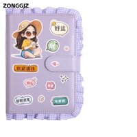 Zonggjz 100 Phong Bì Thử Thách Tiết Kiệm Tiền, Tiết Kiệm Tiền Chống Thấm Nước Tiền Gửi Sách, Ren Mềm PU Có Thể Tái Sử Dụng Tờ Thử Thách Cặp Đôi