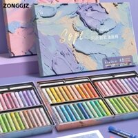 Zonggjz 24 / 36 / 48 Màu Bút chì màu siêu mềm, kèm Bộ dụng cụ Bút chì màu cổ điển, Que vẽ tranh sơn dầu Morandi Macaron đa năng