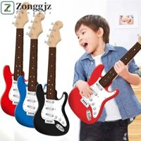 Zonggjz 4 Dây Đàn Guitar Điện, Núm Dây Có Thể Điều Chỉnh Đồ Chơi Nhạc Cụ Điện Tử Bền Đẹp, Nhạc Cụ Dây 4 Dây Có Thể Chơi 43cm Nhạc Cụ Đồ Chơi Người Mới Bắt Đầu