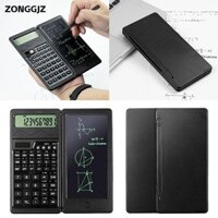 Zonggjz Bàn có thể gập lại Máy tính khoa học Máy tính toán với máy tính bảng viết có thể xóa được với chức năng khóa bút Stylus Màn hình lớn