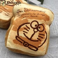 Zonggjz Bộ Nhớ Bánh Mì Sang Trọng Gối, 8 inch Anime Nhớ Bánh Mì Sang Trọng Đồ Chơi, Gối Ngủ Kawaii Hoạt Hình Sáng Tạo Doremon Sang Trọng Đồ Chơi Quà Tặng Giáng Sinh