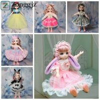 Zonggjz Búp bê Bjd 32cm, Mắt 3D kèm quần áo Búp bê Bjd 1 / 6, Đồ chơi nhà chơi Trang phục khớp hình cầu Búp bê bản lề dễ thương Quà tặng bé gái