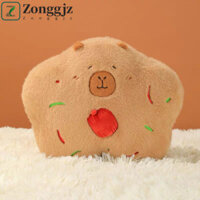 Zonggjz Capibara Anime Fluffty Toy, PP Cotton Bánh Quy Capybara Đồ Chơi Sang Trọng, Gối Sang Trọng Đồ Chơi Mô Phỏng Hoạt Hình Thú Nhồi Bông Thoải Mái Tiệc Sinh Nhật Búp Bê Mềm