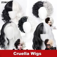 Zonggjz Cruella De Vil Kuila Party Helloween Cosplay