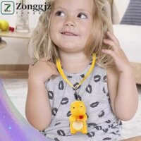 Zonggjz Đồ chơi ghi âm rồng vàng, Nhân vật rồng sữa Nailong thủ công, Đồ chơi mô hình Âm thanh hoạt hình và ánh sáng Trang trí máy tính để bàn Khủng long Trang trí cặp đôi